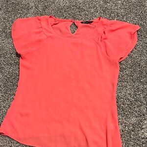 Women's Coral Blouse